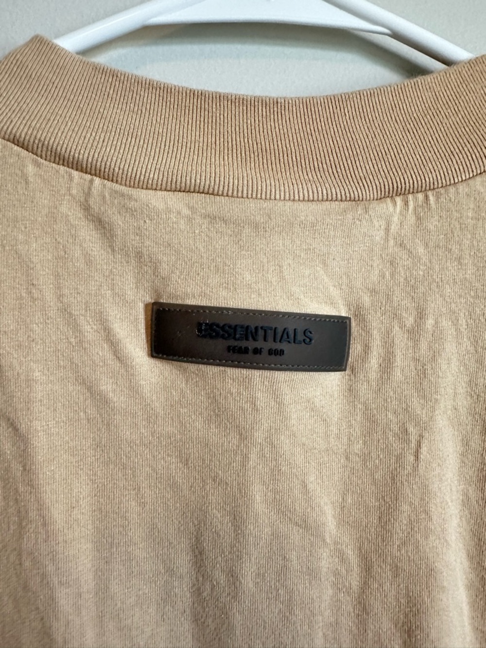 Essentials Fear Of God Tee Womens Sand - Picture 6 of 6
